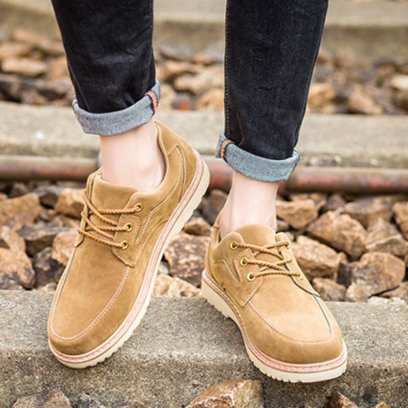 2024 Men Casual Shoes Designer Suede Leather Shoes for Men High Quality Oxfords Shoes Business Man's Work Shoe Zapatos De Hombre