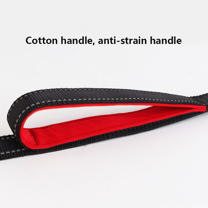 Extra Heavy Duty Dog Leash - 1.5m/1.8m Long ,Soft Padded Double Handle Dog Leash for Comfort - Leashes for Medium and Large Dogs