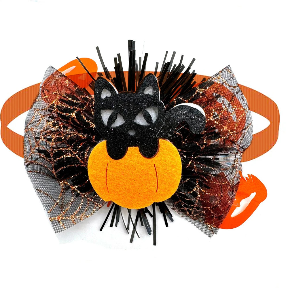 50/100 pieces of dog bow fashionable bow collar Halloween dog beauty products puppy accessories 240914
