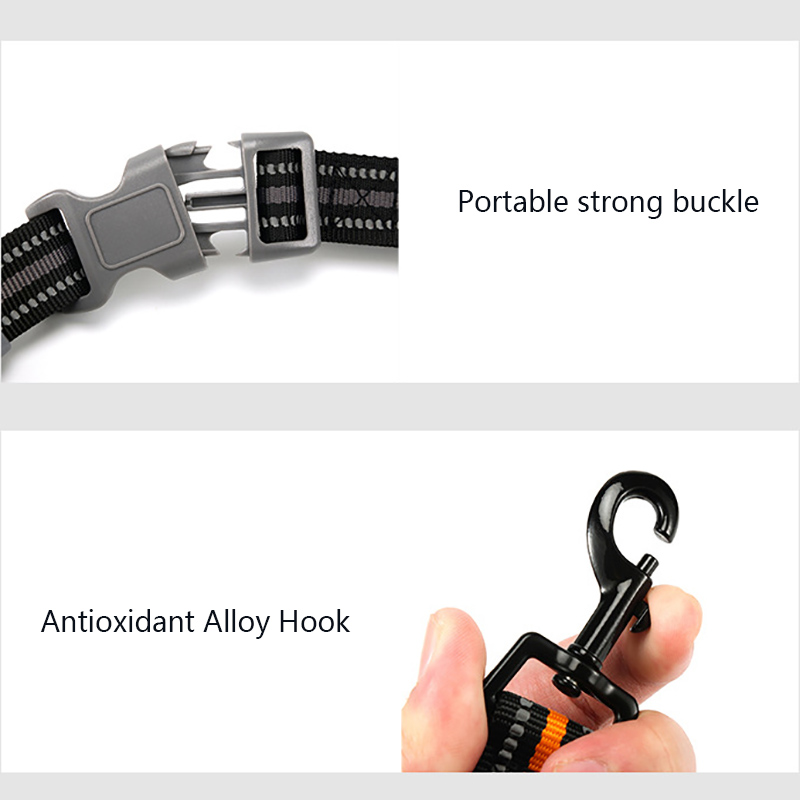 Nylon Reflective Collar and Leash Set for Medium and Large Dogs Walking Leash with Matching Leash Can Adjusted Dog Accessories