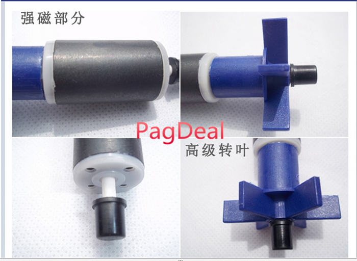 2pc Sapre Original Impeller Rotor For JVP-100 101 201 202 402 HQJ-500G 700G 900G HW-302 303 304 Water Pump Waver Canister Filter