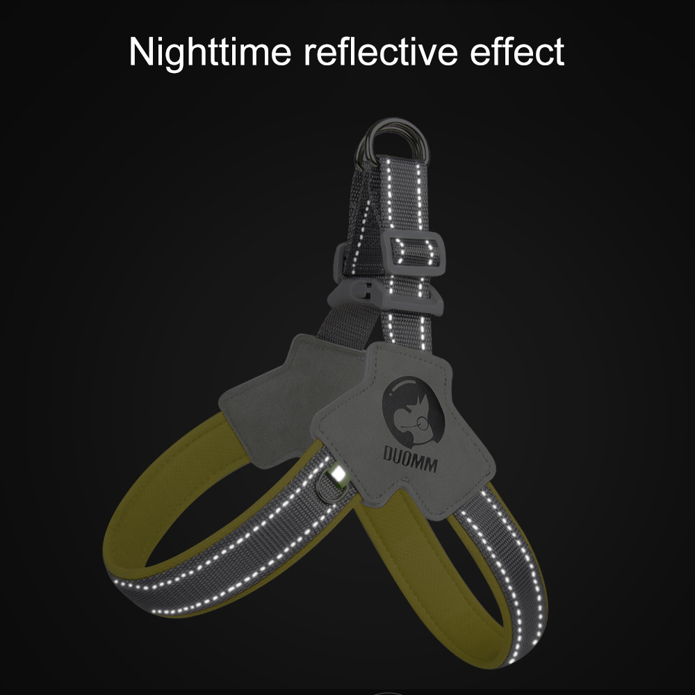 Dog Harness with Breathable Padded,Adjustable Reflective Escape Proof Dog Harnesses,Fit Dog Harness for Small Medium Large Dogs