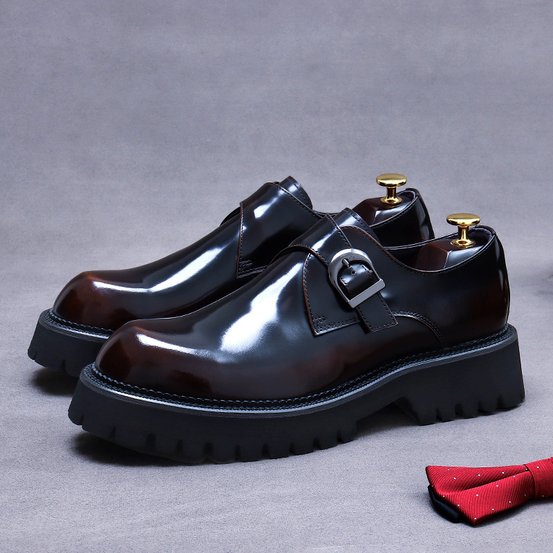 Men‘s Casual Shoes Comfortable Career Oxfords for Business Leisure Footwear High Genuine Leather Flat Pattern Classic Original
