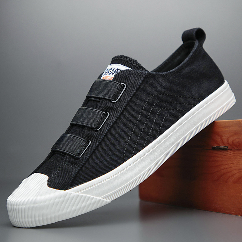 Men Canvas Shoes Men's Vulcanization Shoe Shoes Casual Men's Comfortable Canvas Shoes Anti - Slip Anti - Odor Men Shoes SS22163