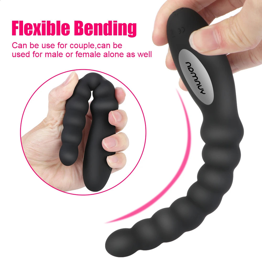 20cm Stick Vibrators For Women Nipple Clit Stimulator Vaginal Plug Anal Beads Dildo Female Masturbator Sex Toys Men Erotic Goods 240914