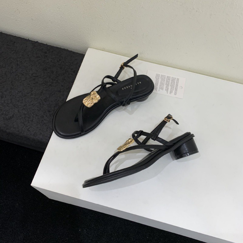 Square Shoes heel Womens Slippers Outdoor Slides Rubber Flip ps Cross-Tied Low Pantofle Block Hawaiian Summer 2024 Scandals R cf65 694