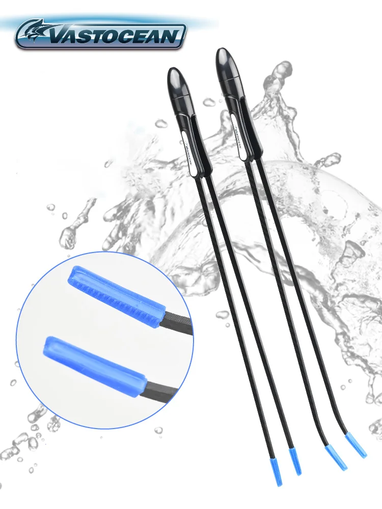 VastOcean Aquarium Fish Tank Coral Tweezers High Carbon Fiber Suspended Tool Holder 49cm Elbow and Straight Cleaning Tools