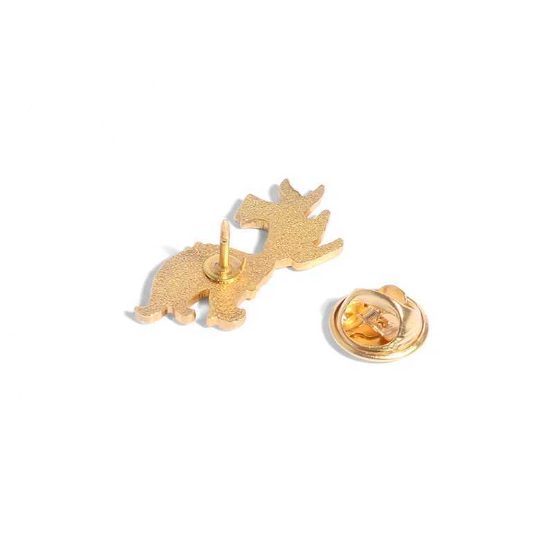 Figures Metal Pins Three-tailed Red Fox Hard Enamel Pins Brooches Badges Lapel Clothes Pins Jewelry Fovely Gifts Free ShippingX240914