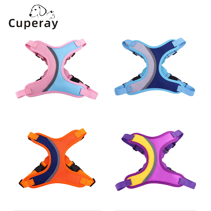 Dog Harness and Leash Set Vest Style Leather Pet Harness with 180cm Leashes Adjustable Pet Harness for Dog Training and Running