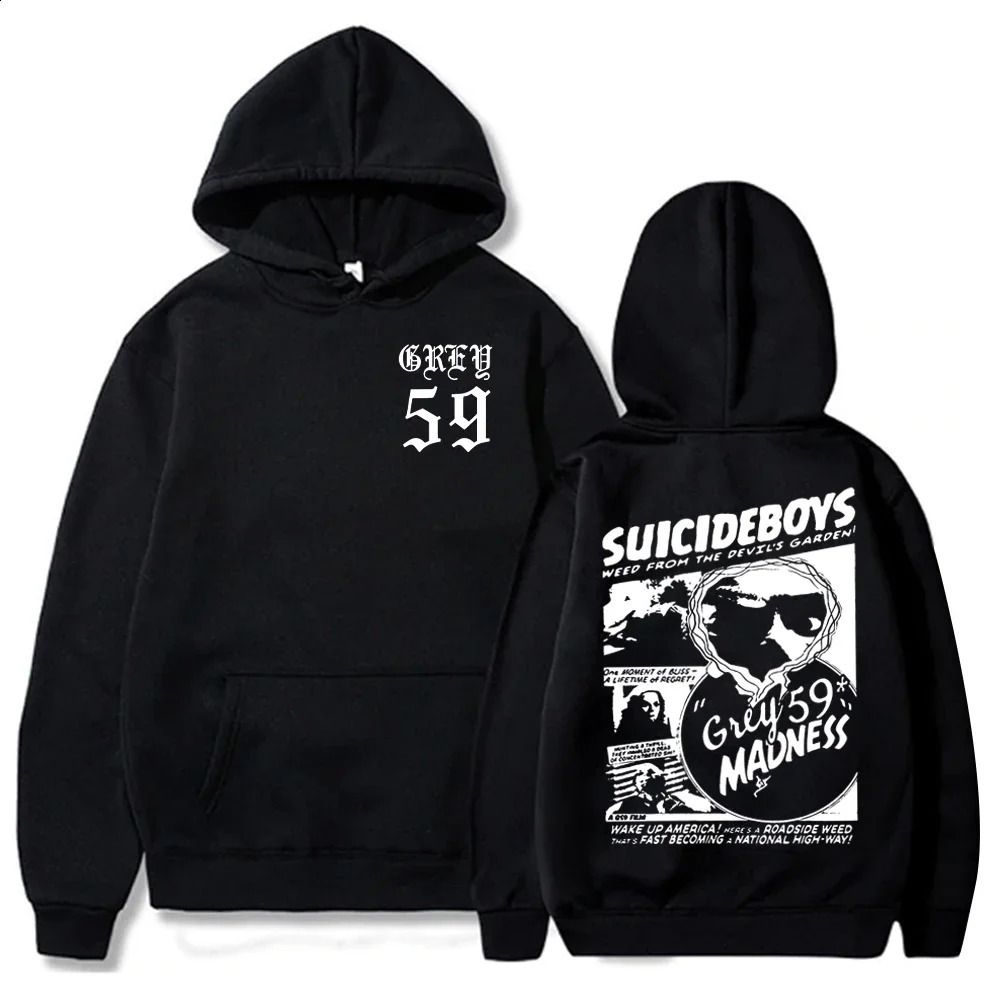 Suicideboys G59 Hoodie For Men Women Unisex Muisc Hip Hop Y2k Style Printed Streetwear Long Sleeves Loose Fleece Sweatshirts 240910
