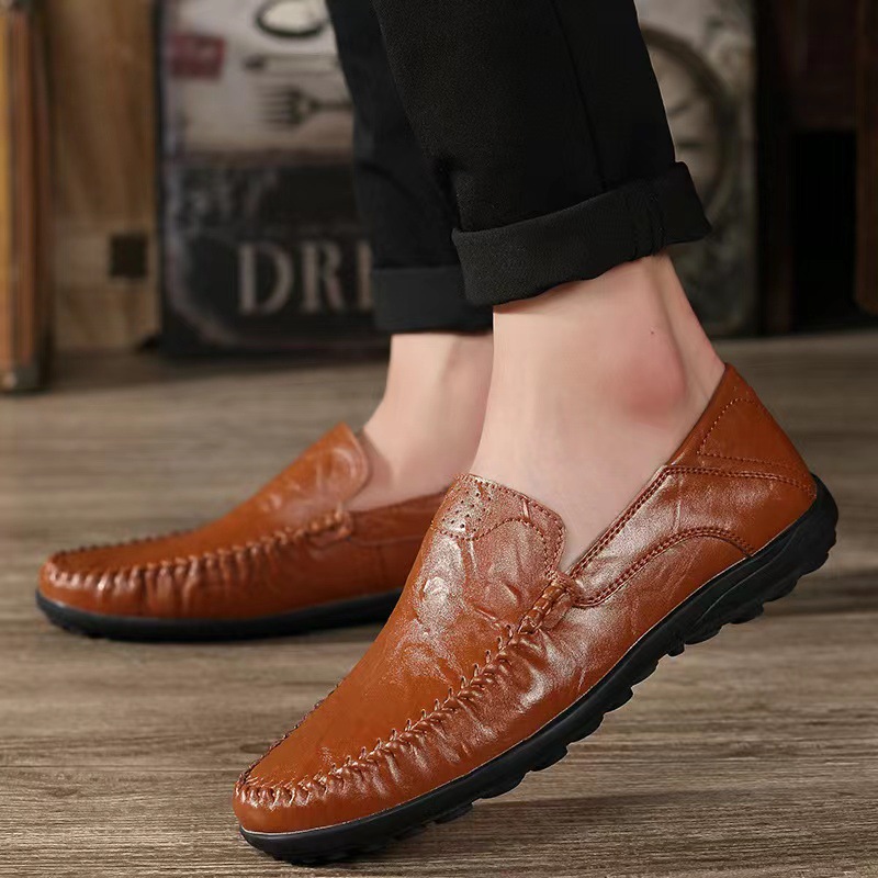2023 Men's Moc Toe Loafer Shoes, Comfy Non-slip Slip On Shoes, Men's Shoes, Spring And Summer