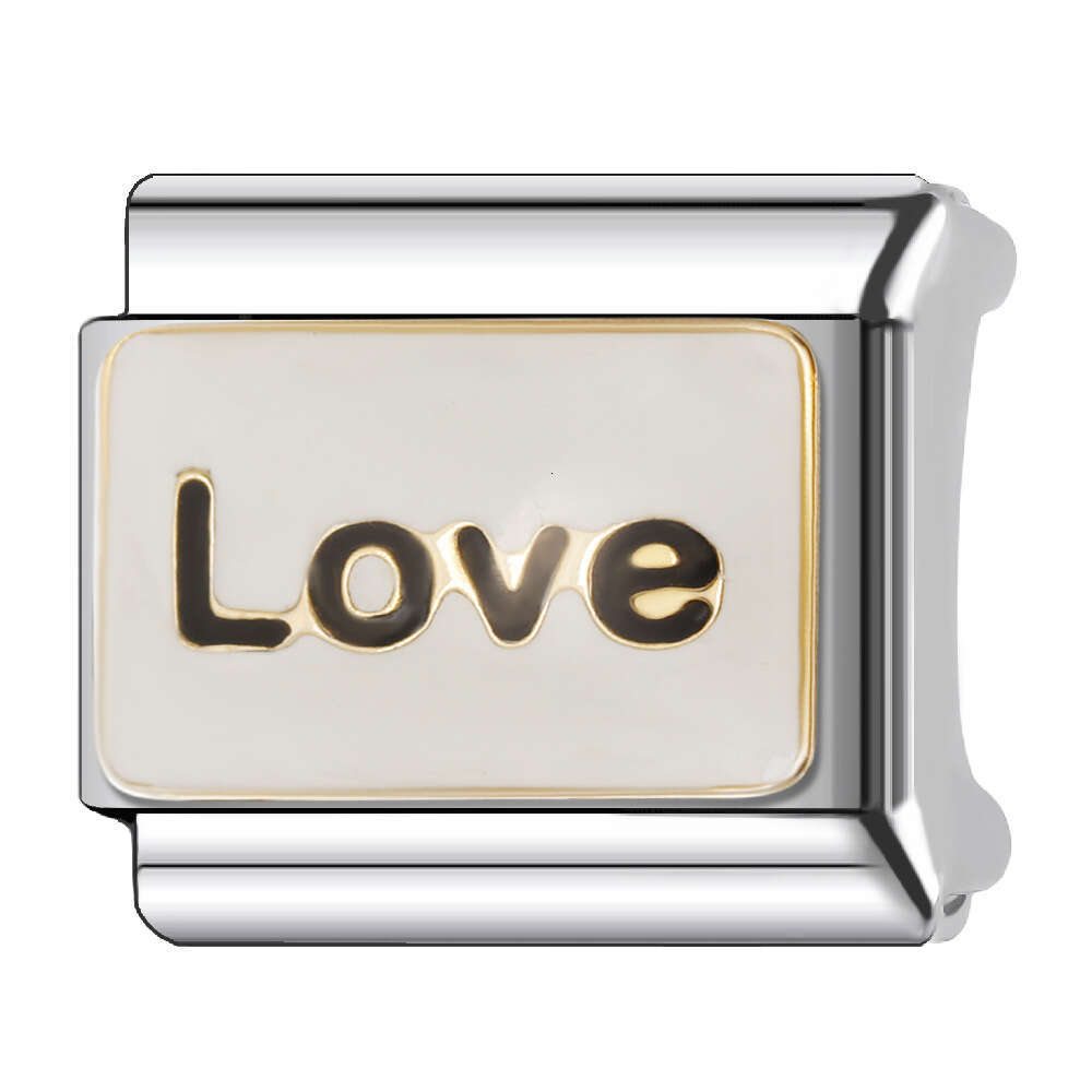 New Women's Gift I love my Dad Bead Italian Charms Links Bangle Beads Fit 9mm Stainless Steel Bracelet Making DIY For Women Fashion Jewelry