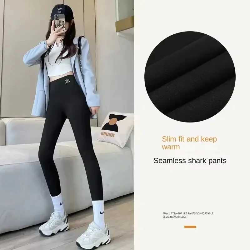 1PC High-waisted Yoga leggings Athletic tights Warm womens running pants Sexy hip lift pants Tights High-waisted stretchX240914