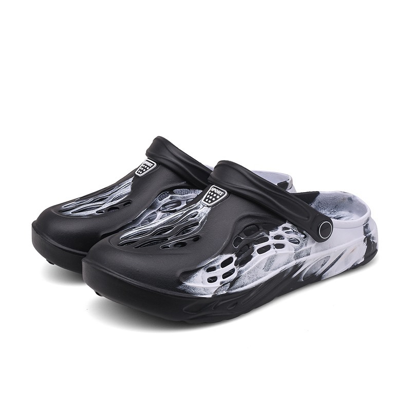 Summer Slippers Men Casual Slip-On Flats Comfortable Half Shoes Breathable Beach Sandals Unisex Men Flip Flops Size 45 Zapatos - view 6