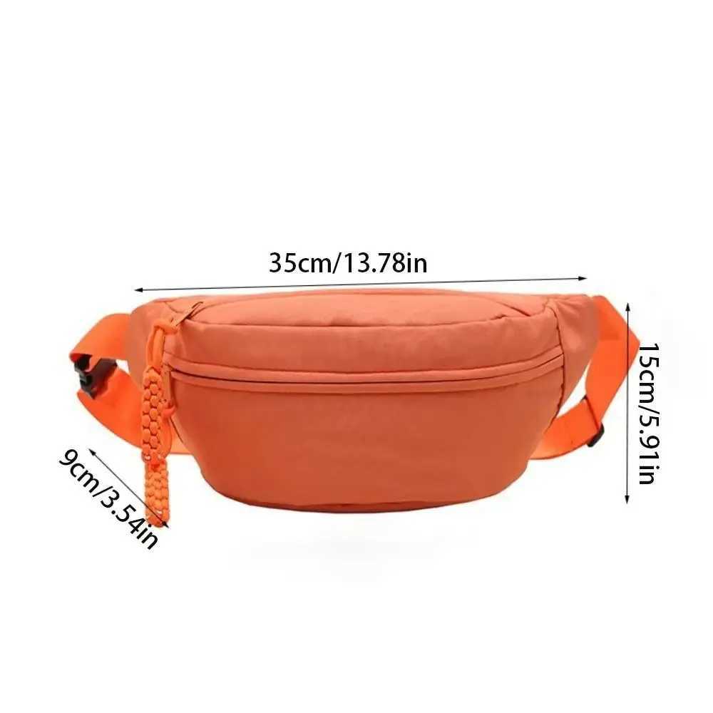 Half Moon Womens Luggage New Oxford Cloth Large Capacity Waist Bag Waterproof Multi functional Running Belt Sports Bag Z250407