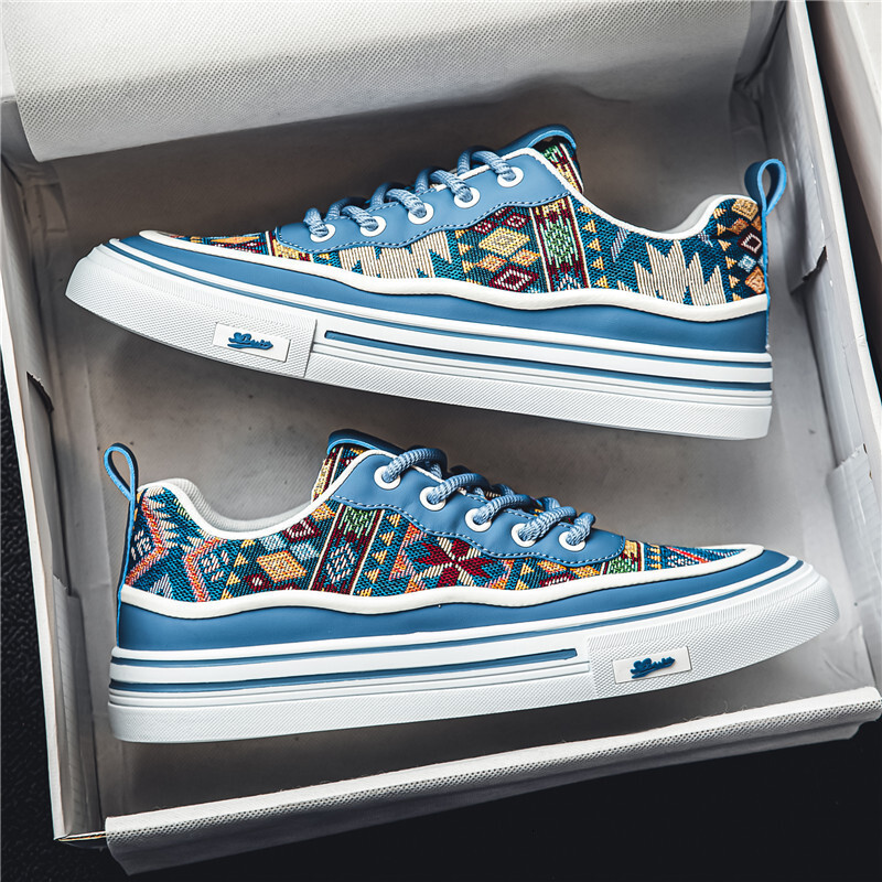 Wholesale fashion simple casual board new men's low-top cloth shoes