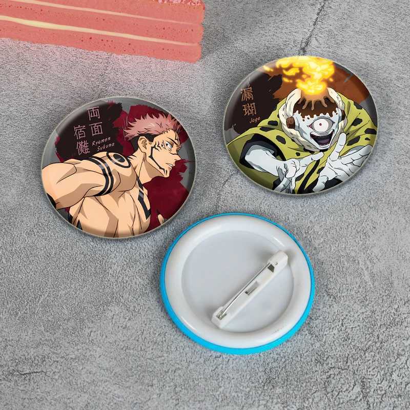 Satoru GojoItadori Yuji.Kugisaki NobaraFushiguro Megumi Badge Anime Cartoon Brooches Cute Enamel Pins for Backpack Clothes HatX240914