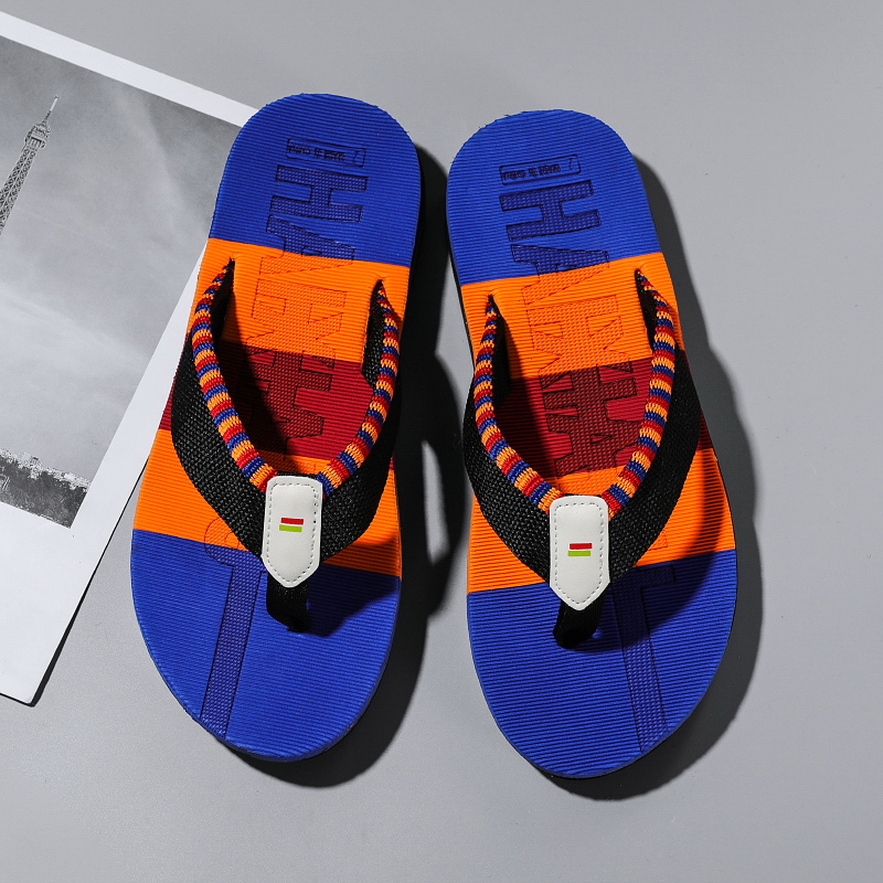 2023 New Summer Men Flip-flops Slippers Design Beach Sandals Comfortable Men Casual Shoes Men Outdoor Home Flip Flops Footwear