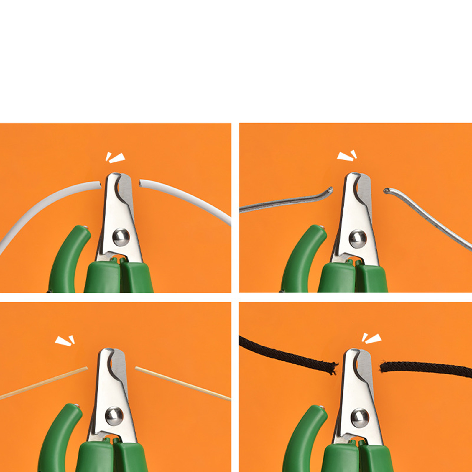LED Cactus Shape Nail Clipper for Pets, Stainless Steel Blades, Ergonomic Handle, Claw Trimmer for Dogs and Cats, Cute
