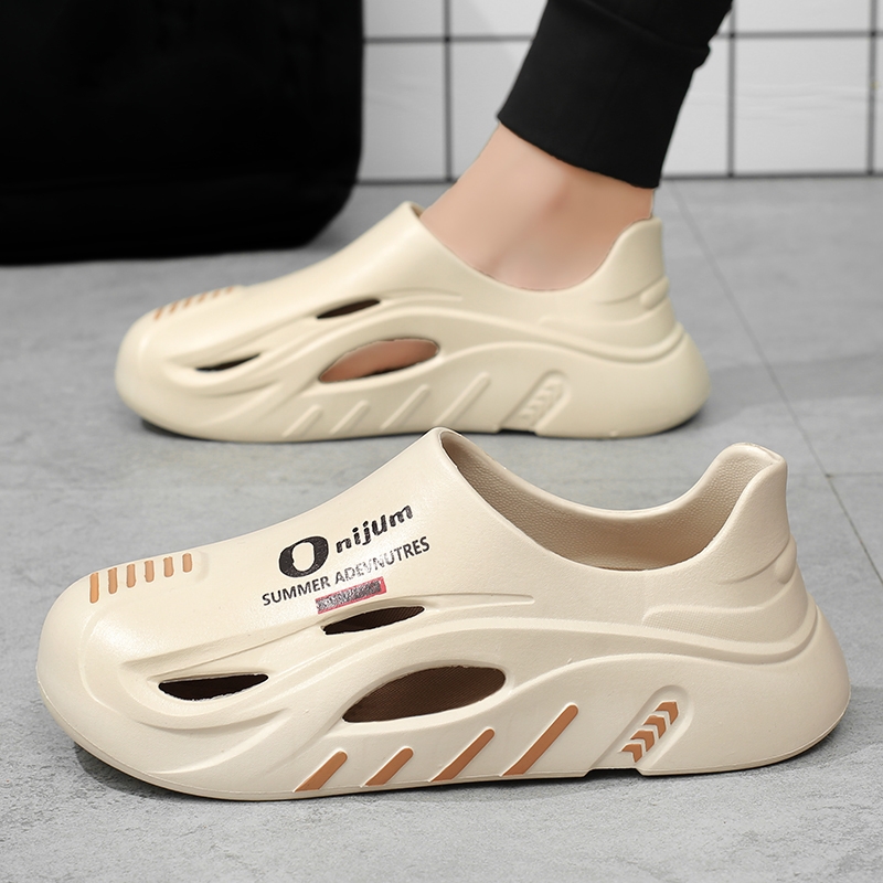 Fashion Men's Outdoor Sandals Slippers Beach Comfortable Slides Eva Soft Clogs Men Casual Shoes Water Shoes Men Beach Sandals