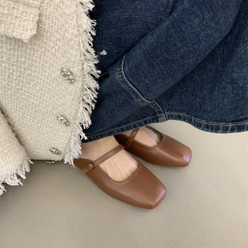 Korean Style Summer Women Shoes Retro Large Size Sandals for Women Fashion Casual Flat Shoes for Women Zapatos De Mujer