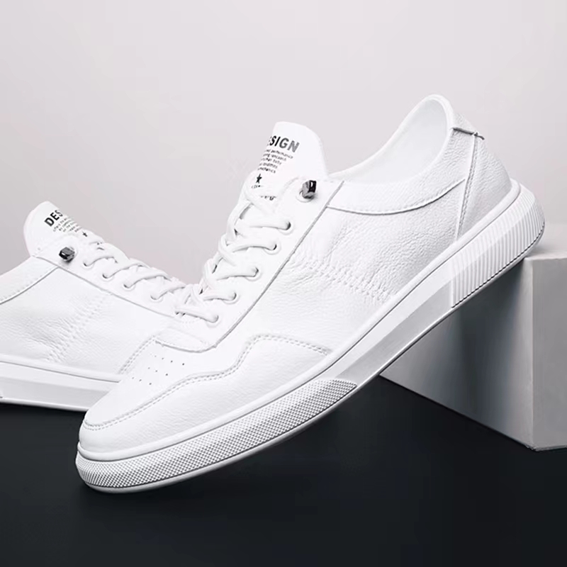 Summer Mens Casual Shoes Breathable Outdoor White Shoes Comfy Lace-up Men Sneakers Fashion Running Tennis Shoes for Man Footwear