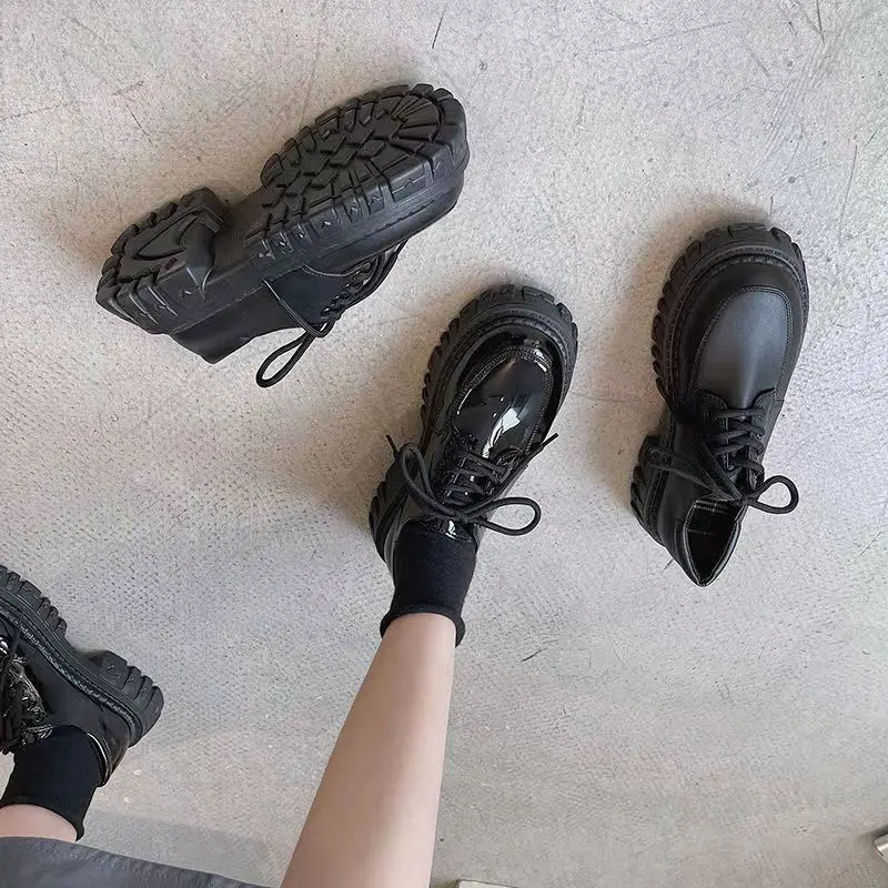 Black Leather Flats Shoes for Women | Soft Strap Jk Loafers 2024 4