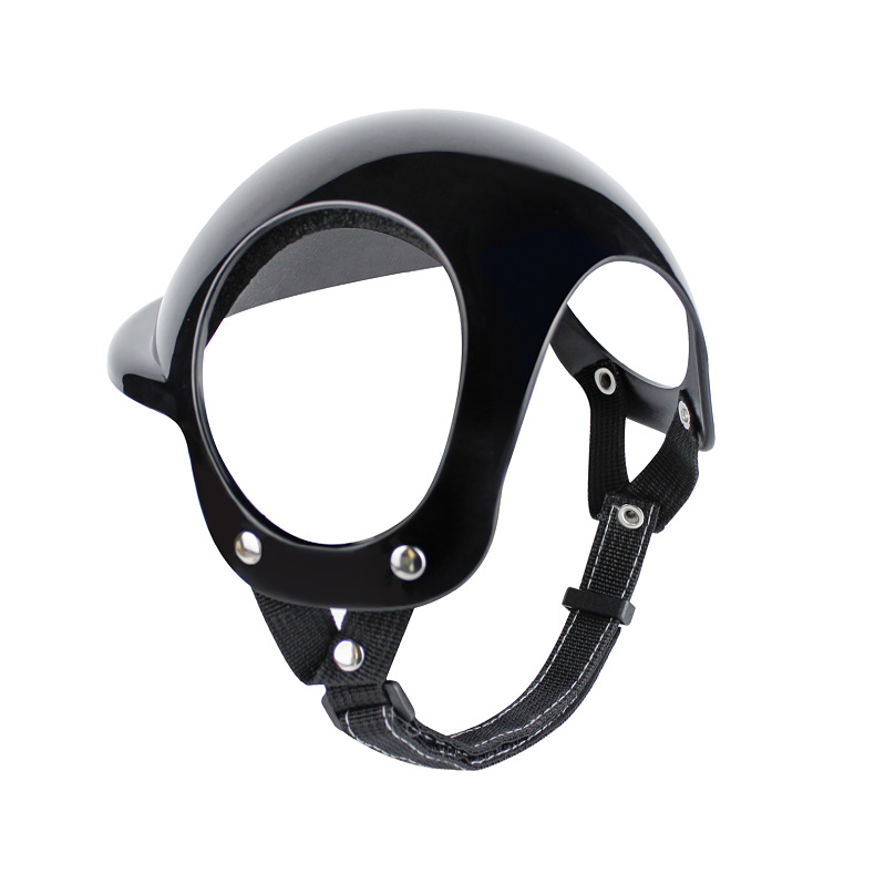 New Pets Headdress Black Pet Apparel & Accessories Headdre Dog Safety Helmet