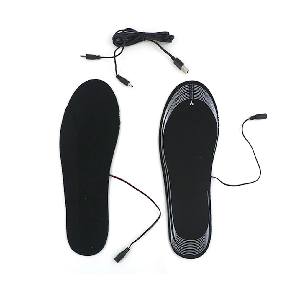 Heated Insole for Men Women Cuttable USB Powered Electric Heating Shoe Inserts Foot Warmers for Winter Camping Skiing Cycling 241010