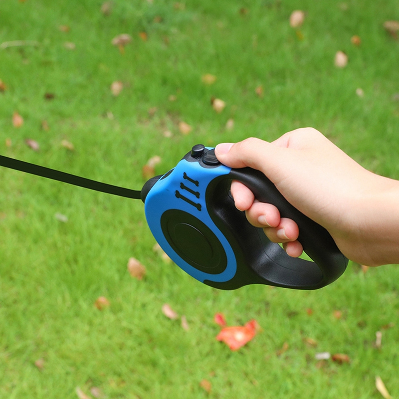 3m 5m Dog Leash Automatic Retractable Nylon Dog Leash Outdoor Training Walking Running Lead for Medium Large Dogs Collar Perro