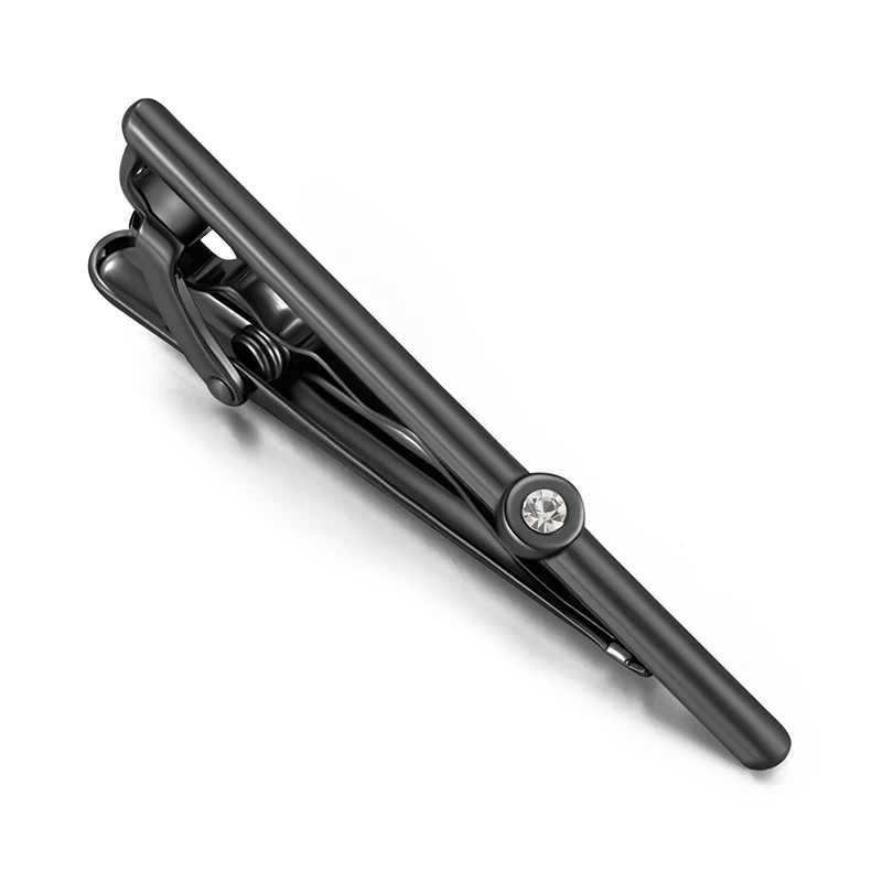 1 Piece Classic Men Tie Pin Clips of Casual Style Tie Clip Fashion Jewelry Exquisite Wedding Tie Bar Silver And Golden ColorX240914