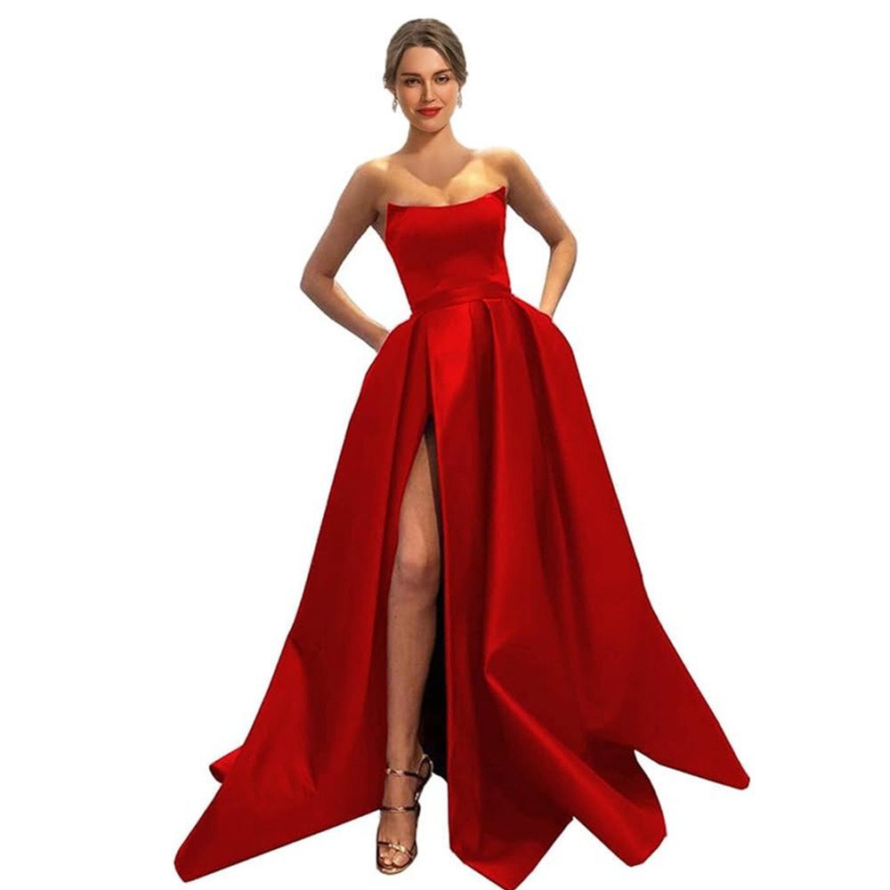 Princess A-Line Off Shoulder Prom Dresses Tulle Pink Evening Gowns Floor Length Elegant Formal Party Gown for Women 01