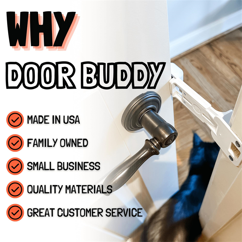 Plastic Retractable Shelf To Block Cat Latch Bracket To Keep Door Open Pet Portable Doorstop To Block Cat Users Fellow Props
