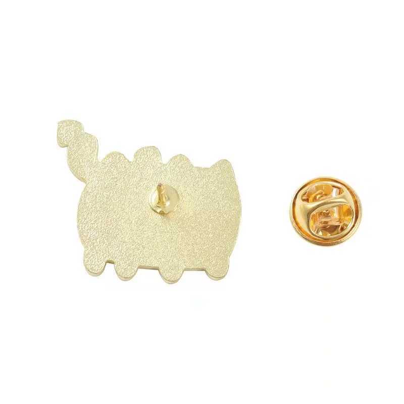 Animal Plant Flower Enamel Pins Custom Tortoise Fox Snail Cat Rabbit Alloy Brooch Lapel Badge Jewelry Gift for Friend WholesaleX240914