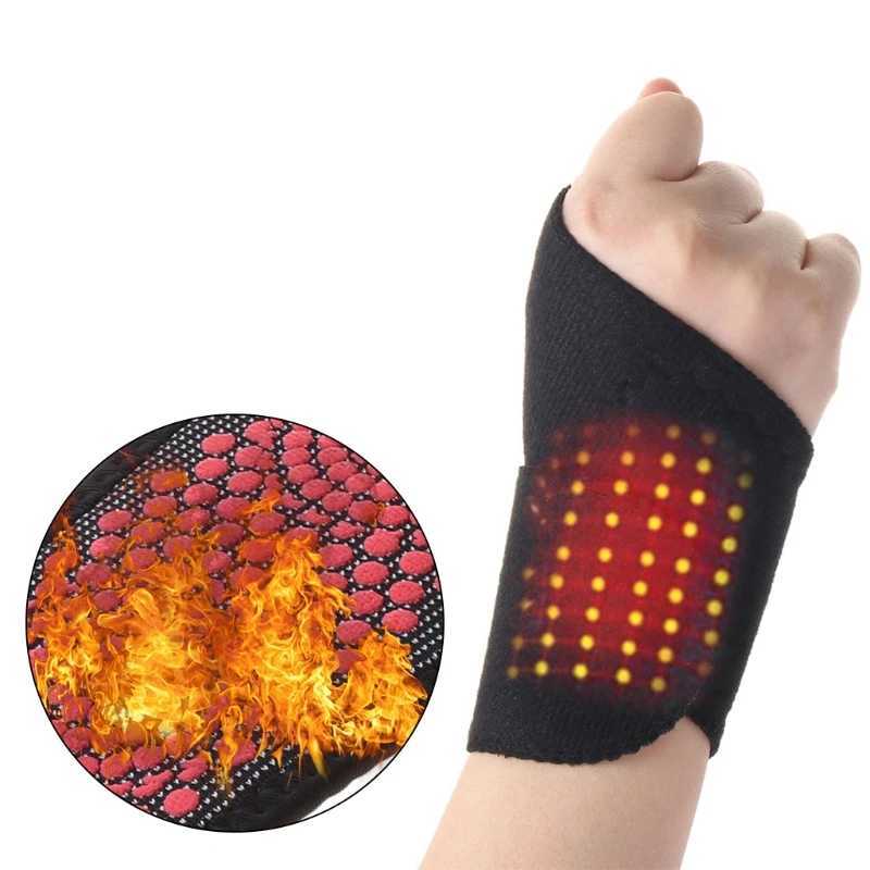 Wrist Support Self-Heating Wrist Band Magnetic Therapy Support Brace Wrap Heated Hand Warmer Compression Pain Relief Wristband Sanitizer Belt z240913