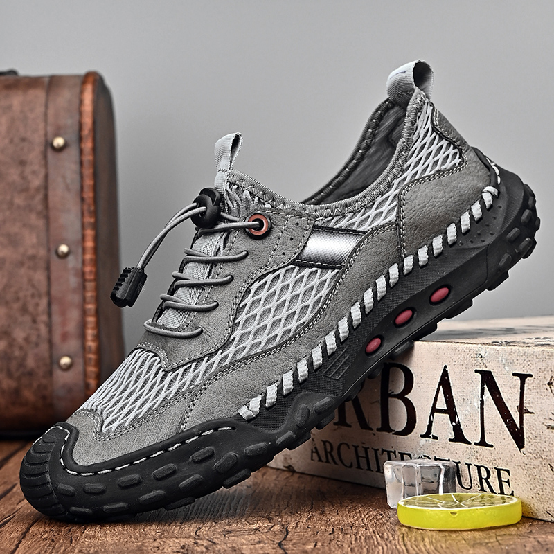 Summer New Mesh Men Sneakers Fashion Breathable Walking Casual Shoes for Mens Shoes Slip On Handmade Loafers Zapatillas Hombre