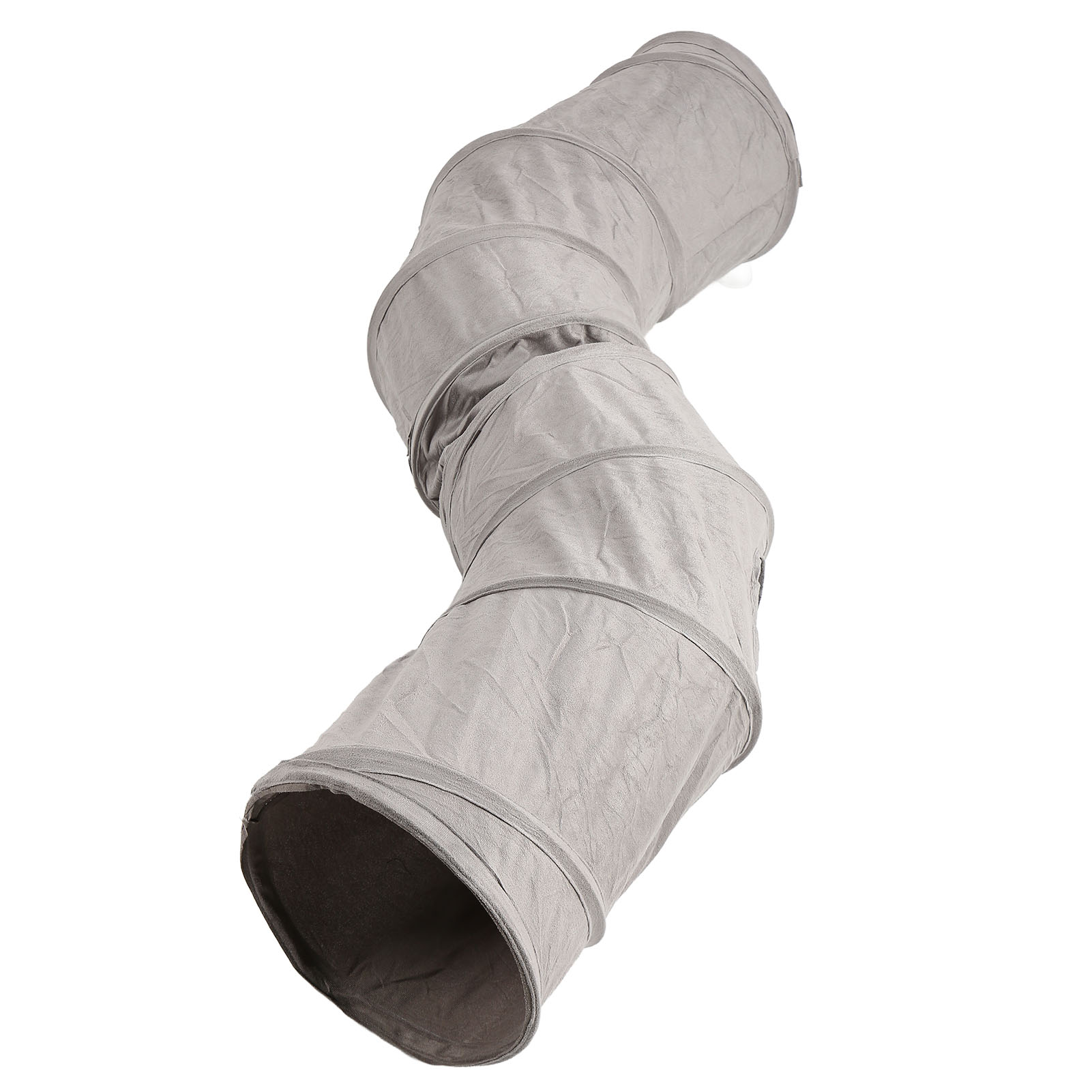 Foldable Cat Tunnel Collapsible Interactive Crinkle Large Space Kitten Tunnel Toy for Cats Kittens Little Pets