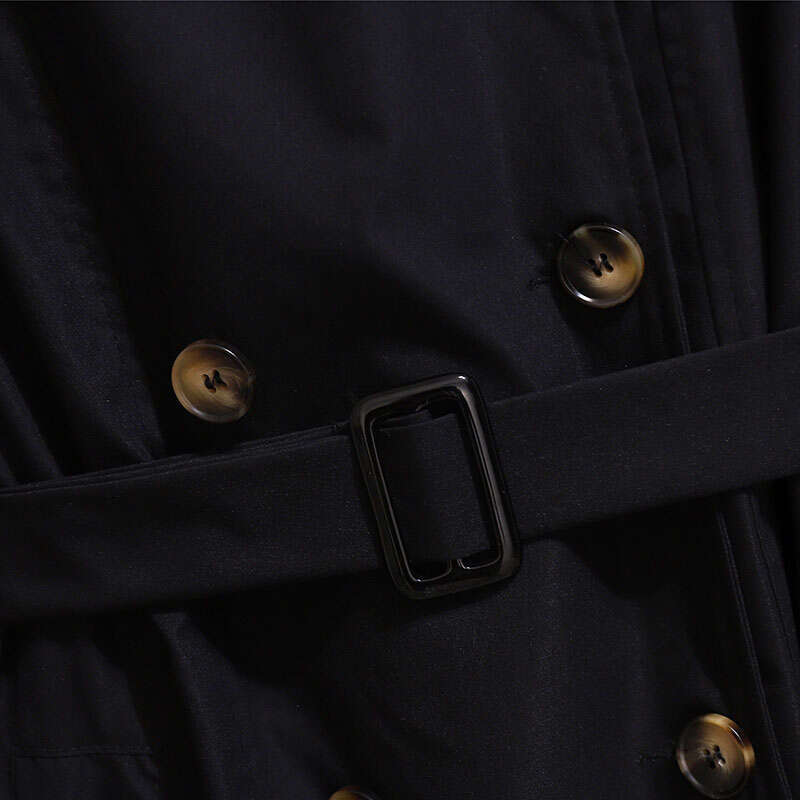 150Kg Plus Size Bust 152Cm Women's Spring Autumn Loose Solid Slim Casual Long Lapel Waist Trench Coat 5Xl 6Xl 7Xl 8Xl 9Xl