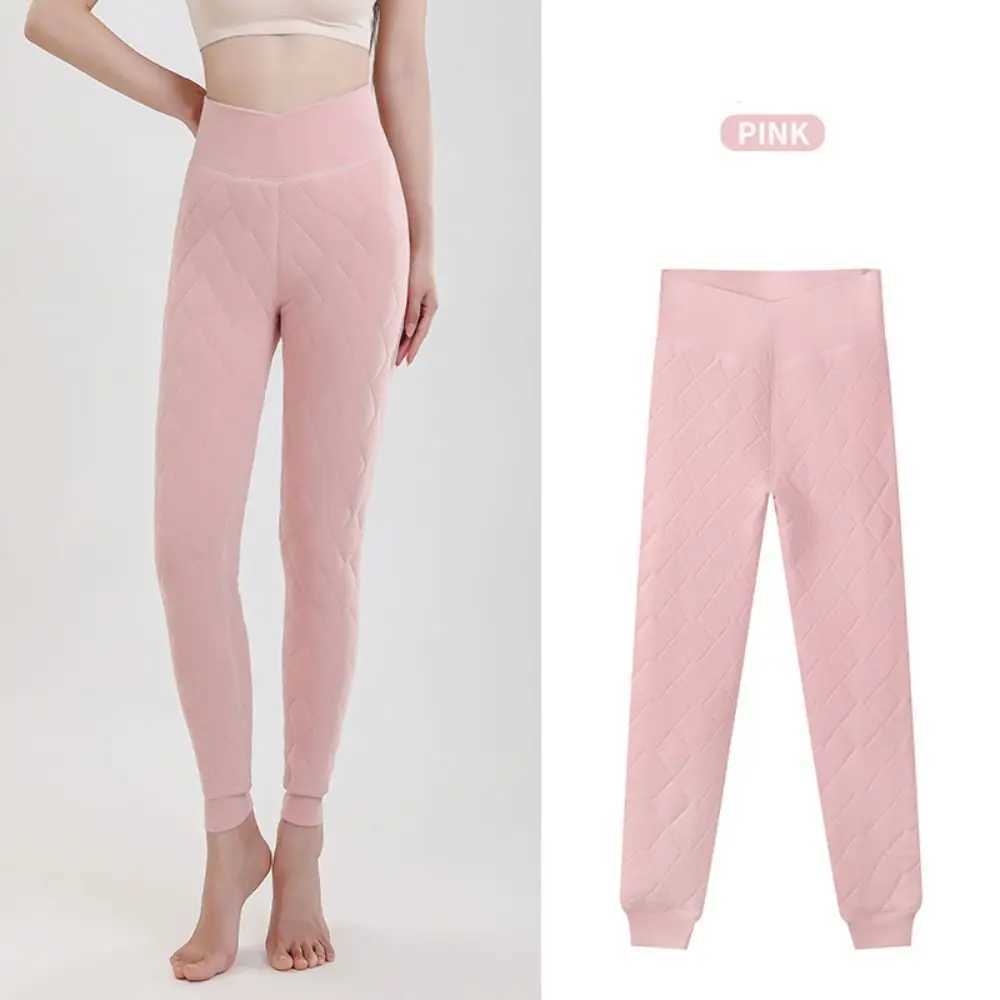 Cusual Wool Women Leggings Autumn Winter Thickened Underpants Slim Fit Warm Fleece PantsX240914
