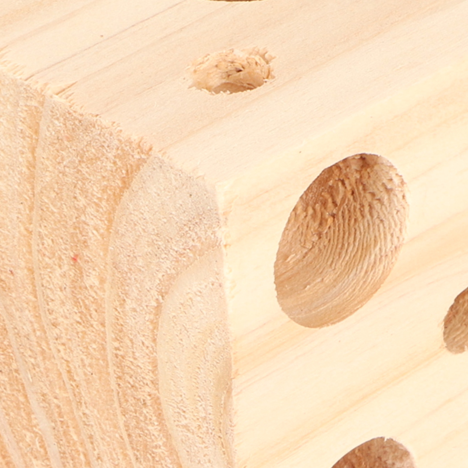 Bird Block Toy Foraging Shredding Wooden Parrot Block Chewing Toy For Lovebirds Cockatiels Budgies