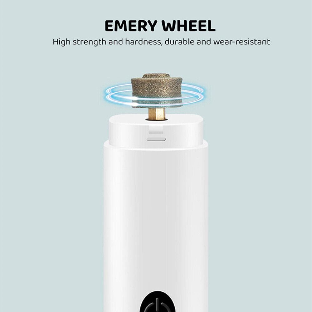 Portable Dog Cat USB Rechargeable Nail Grooming Paws Nail Cutter Pet Nail Grinder Trimmer Clipper