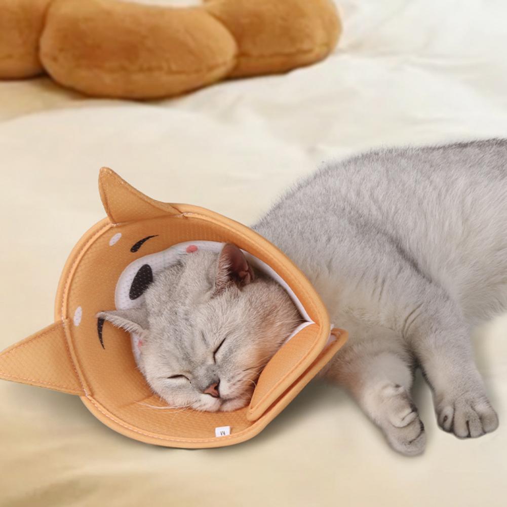 Pet Cone Collar Soft Comfortable Cat Recovery Collar Adjustable Pet Protective Collar After Surgery Collar Pet Suppli