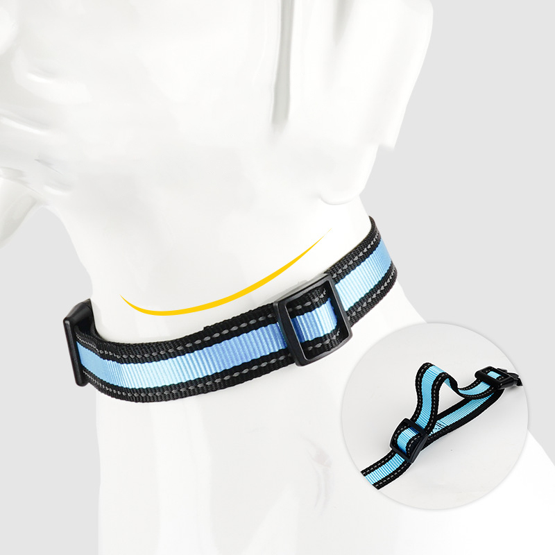 Reflective Dog Collar Medium Large Dog Adjustable Nylon Pet Collar Golden Retriever Dog Collars for Dog and Cat Pet Accessories