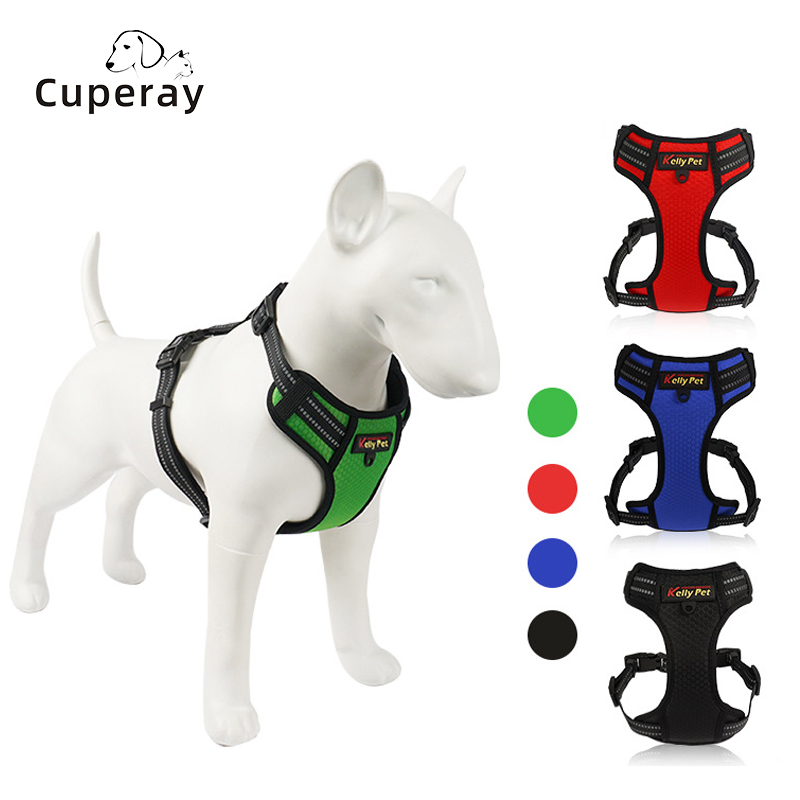Adjustable Vest-style Pet Harness, Medium and Large Dog Harness, Reflective Oxford Cloth, for Outdoor Dog Walking Pet Supplies