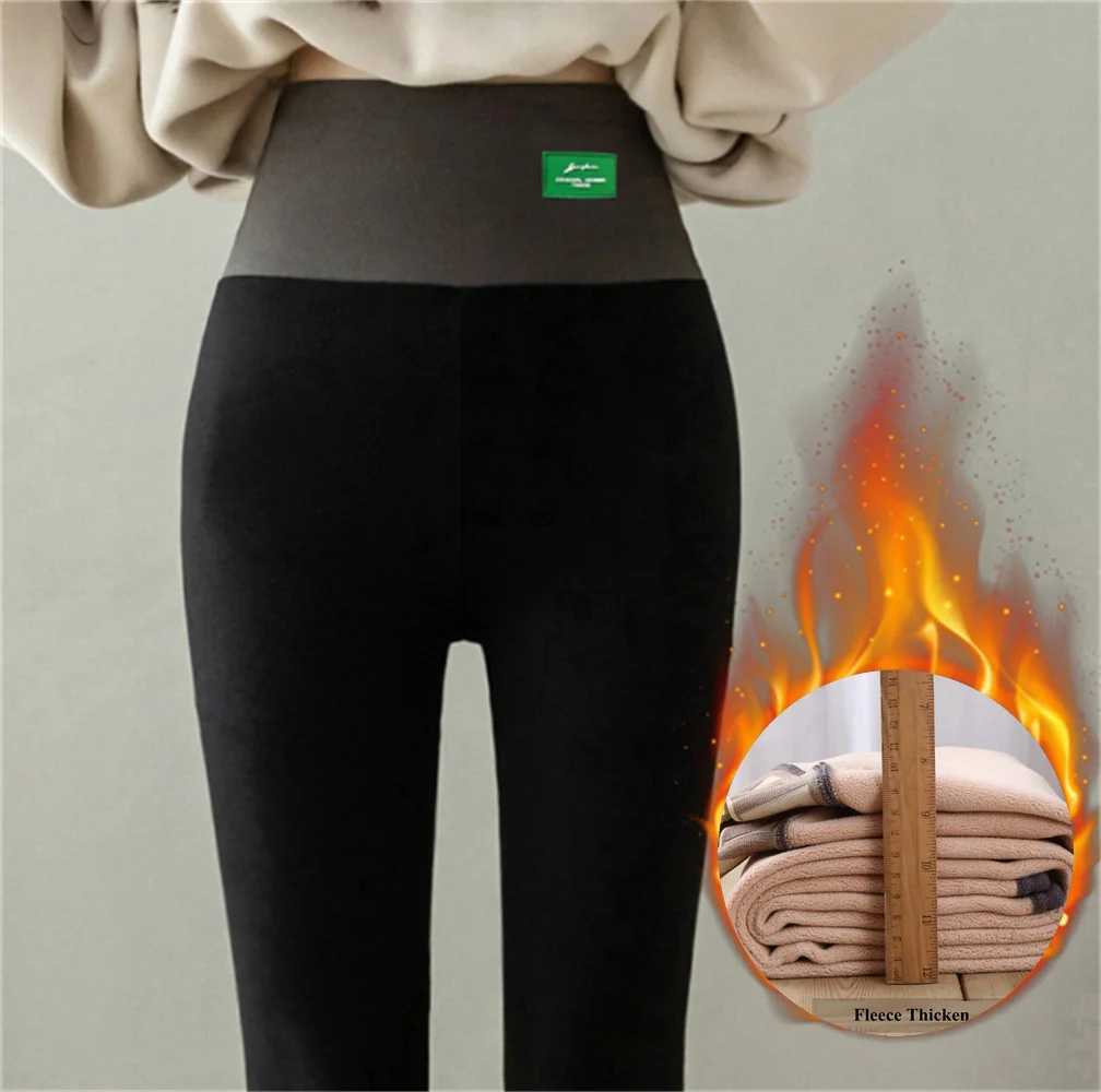 Women Short Petite Super High Waist Fleece Lined Legging Thermal Warm Leggin Jegging Stretchy Elastic Waist Cashmere WinterX240914