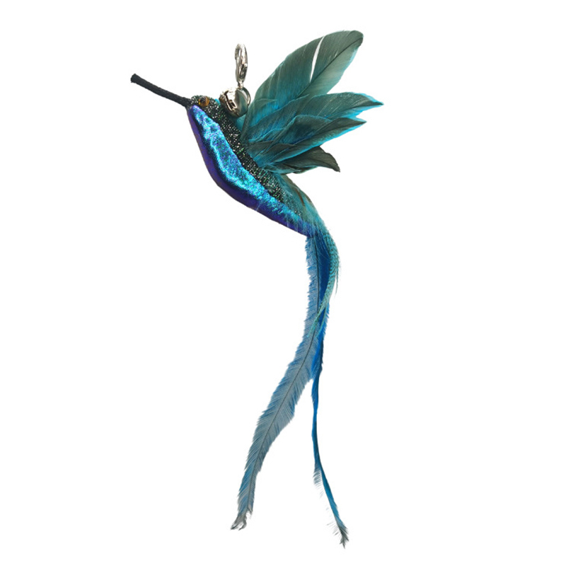 Cat Catcher Head Feather Bird Replacement Heads Simulation Bird Cat Toy Kitten Wand Toy Interactive Cat Feather Toys