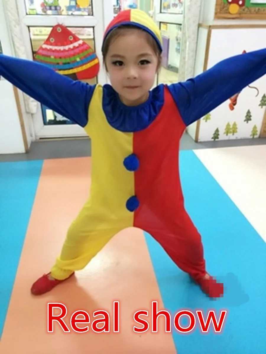 Bazzery Carnival Clown Circus Role Playing Costumes Halloween Childrens Boys and Girls Baby Birthday Party Costumes W240914