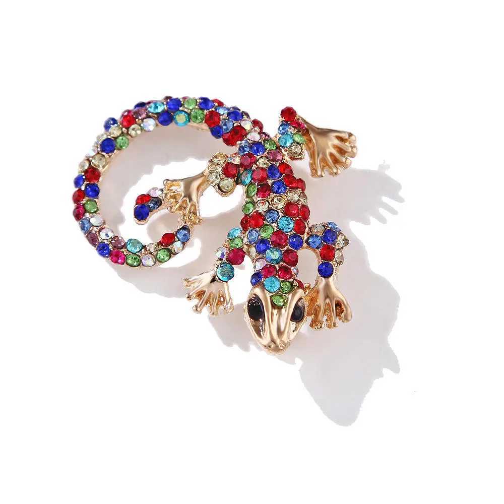 Vintage Animal Brooches - Cute Lizard Gecko Spider and Rhinestone Pins for Womens Clothing and AccessoriesX240914
