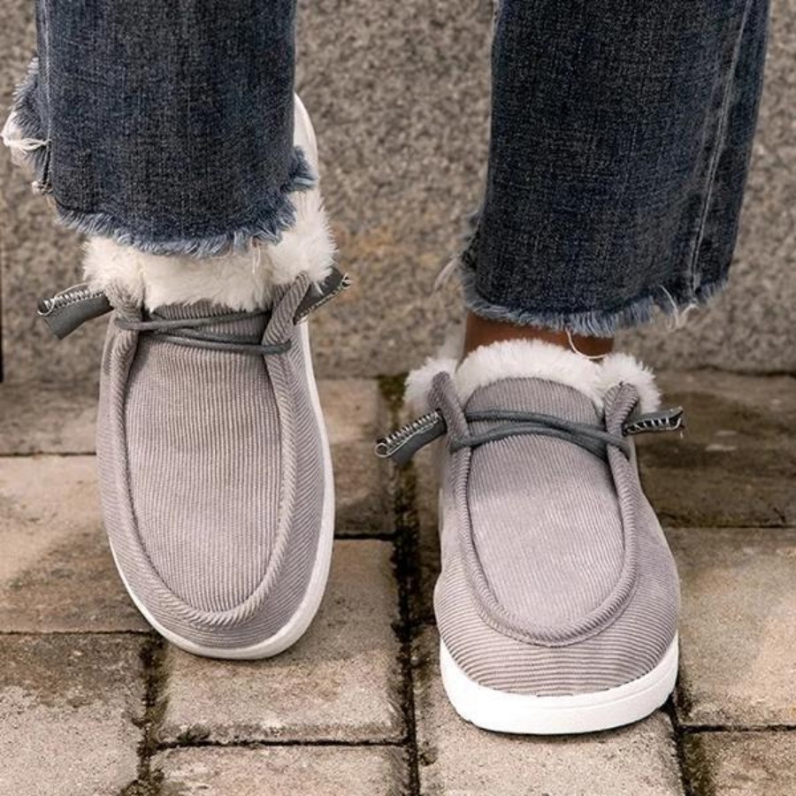 Lace Women's Up Plush Flats Slip-on Elegant Autumn and Winter with Fur Mocasines New Flat Loafers Casual Warm Cotton Shoes a8f8 02bc e4f4