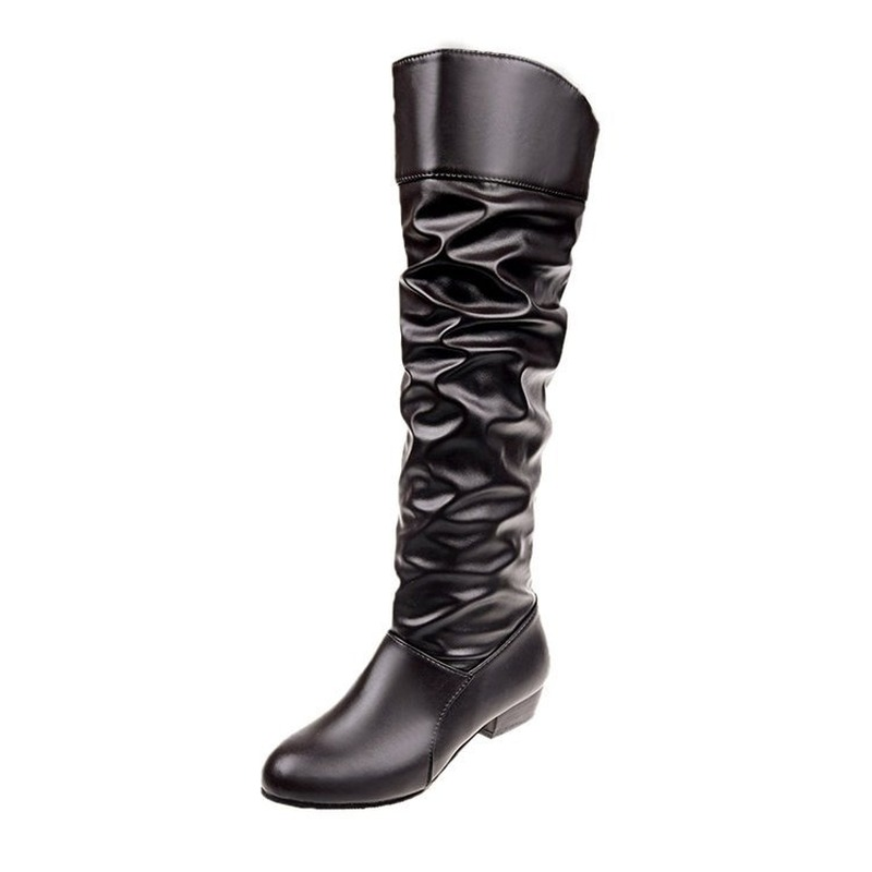 Thigh High Boots Woman Fashion Chunky Shoes Autumn and Winter Women Long Boots Designer Party Botas Feminina Ladies Footwear